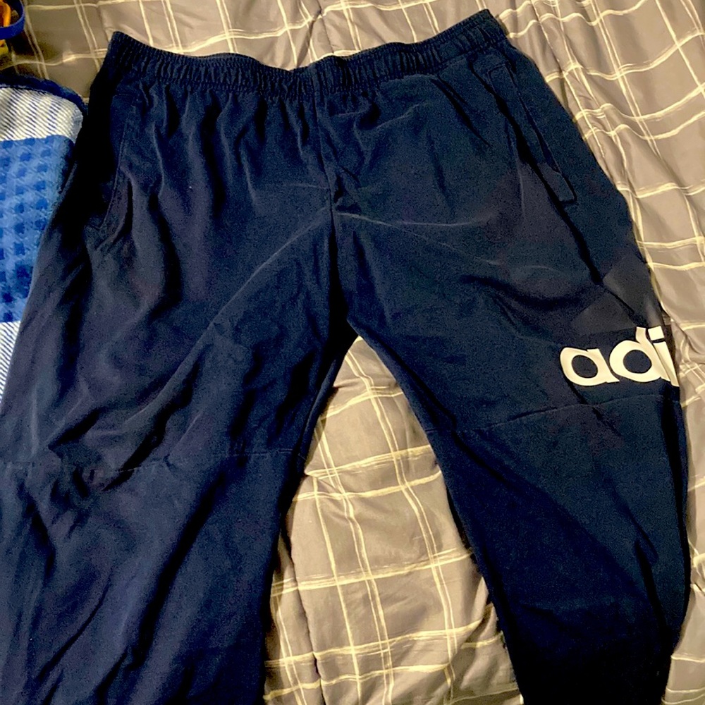 Addidas sweat pants navy blue XL